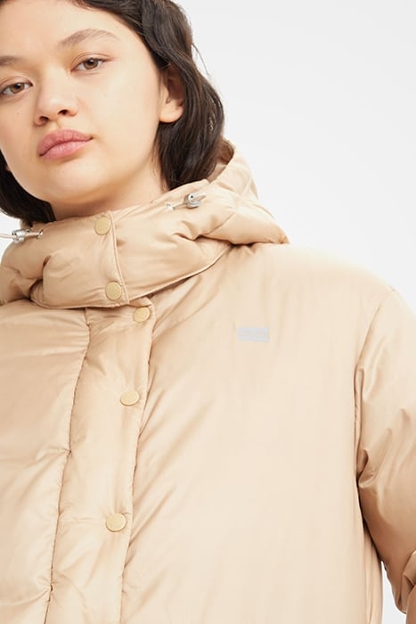 LUNA PUFFER COAT IN BEIGE 5