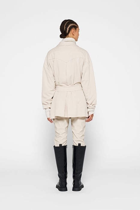 WORKER JACKET CREPE LIGHT SAFARI 2