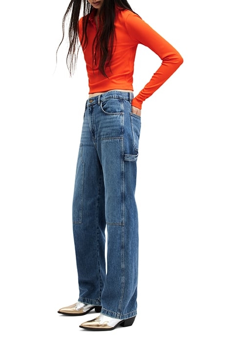 HALLIE LS POLO ZESTY ORANGE 5