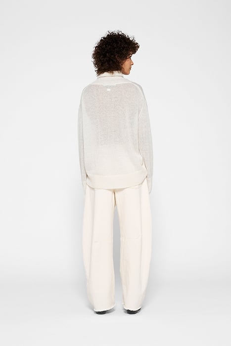 TURTLENECK SWEATER KNIT SPARKLE ECRU 3
