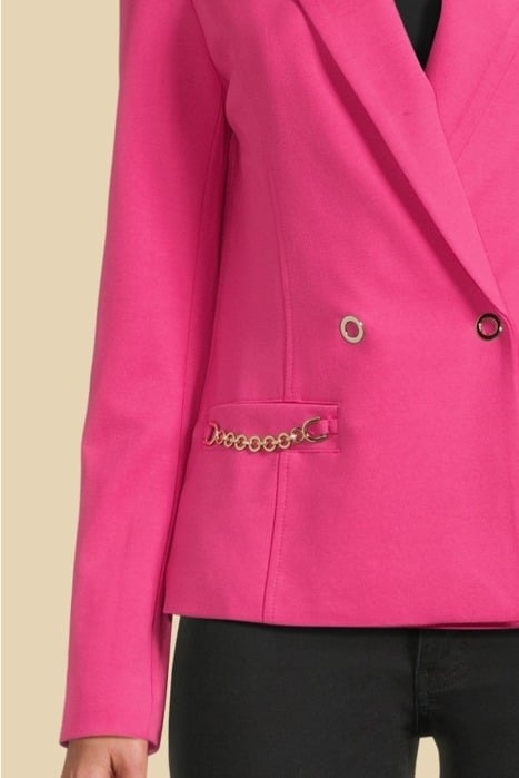 ADELE CHAIN BLAZER PINK PUNCH 4