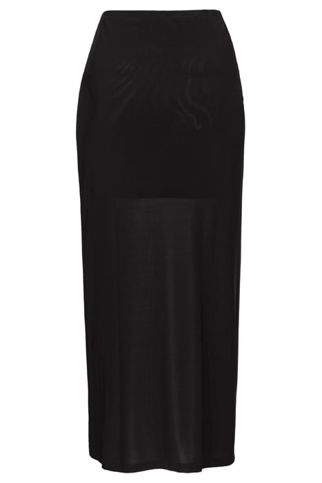 LENINGRADO GONNA JERSEY FLUIDO DRAPPEGGIATO BLACK 4