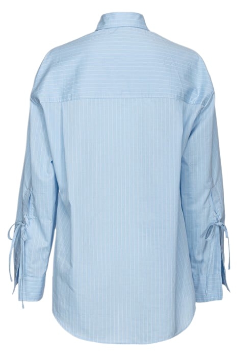 CRACOVIA CAMICIA POPELINE RIGATO AZURE/WHITE 4