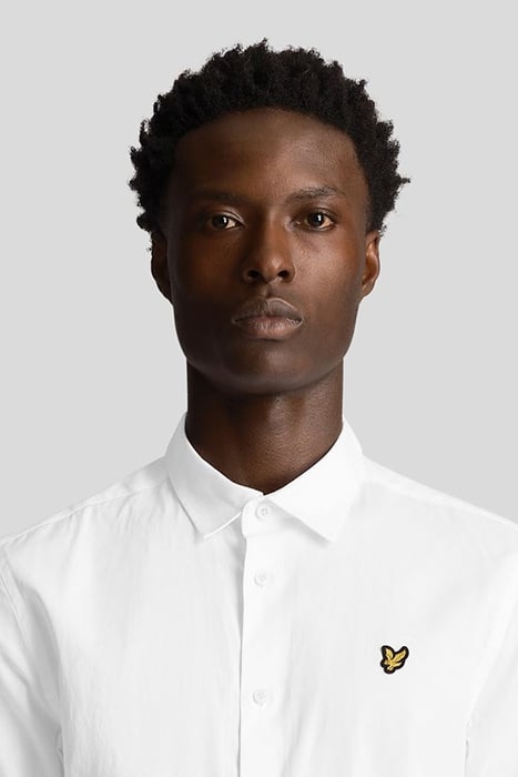 LS SLIM FIT POPLIN SHIRT WHITE 5