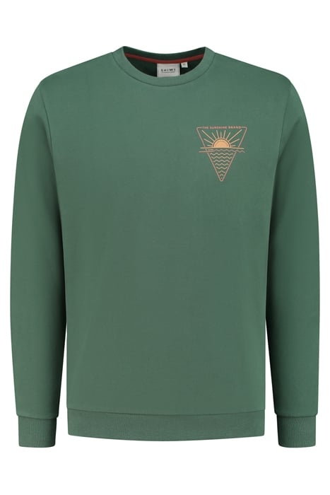 MEN TRIANGLE SWEATER CILANTRO GREEN 4