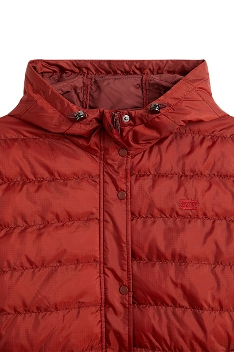 EDIE PUFFER JACKET IN CORAL 6