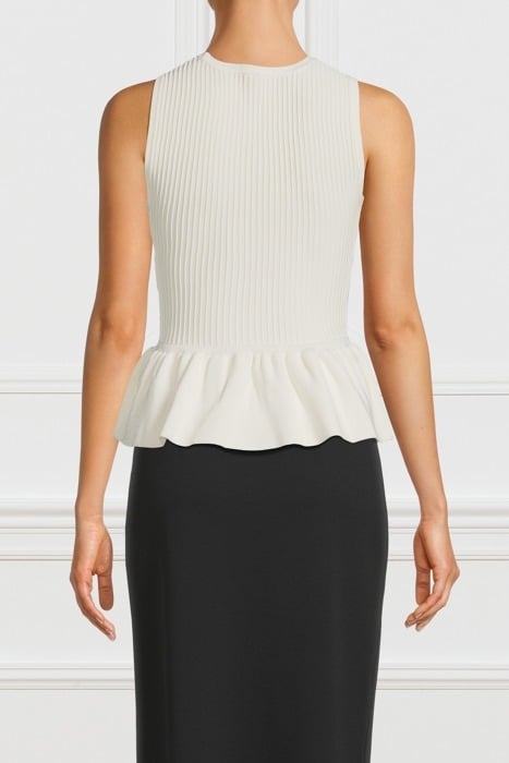 ECHO SWEATER TOP PALE KNITTED PEARL 2