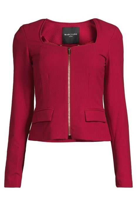 NORAH BLAZER DEEP SCARLET 3