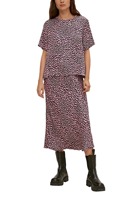 COMMA BLOUSES GREY/BLACK 3