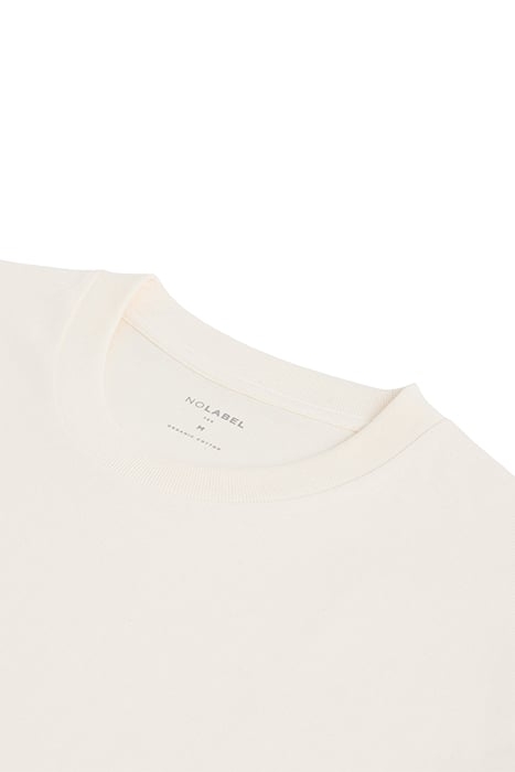 TEE MIDWEIGHT ORGANIC COTTON OFF WHITE 2