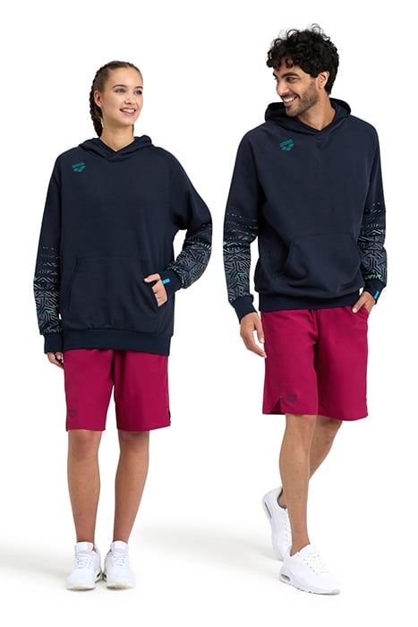 HOODED SWEAT LOGO NAVY-KIKKO PRO NAVY 1