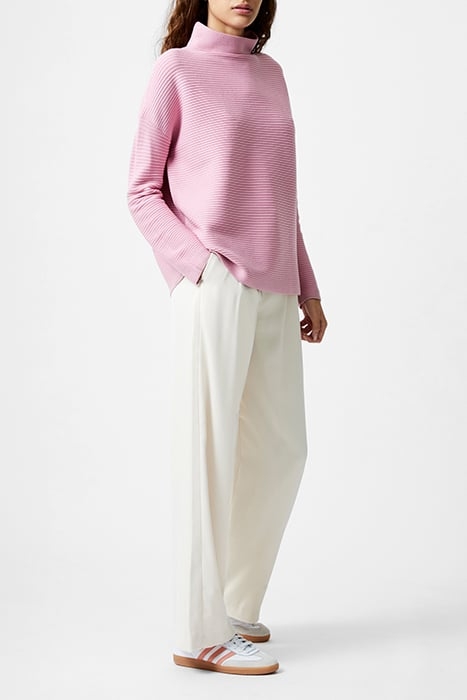 BABYSOFT RIB MOCK NECK JUMPER FOXGLOVE 2