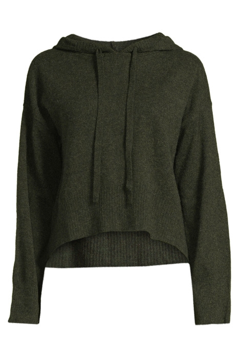 SWEATER HOODIE HEATHER OLIVE 3
