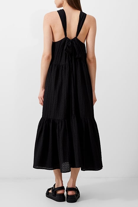 ALESKA TEXTURED DRESS BLACK 2