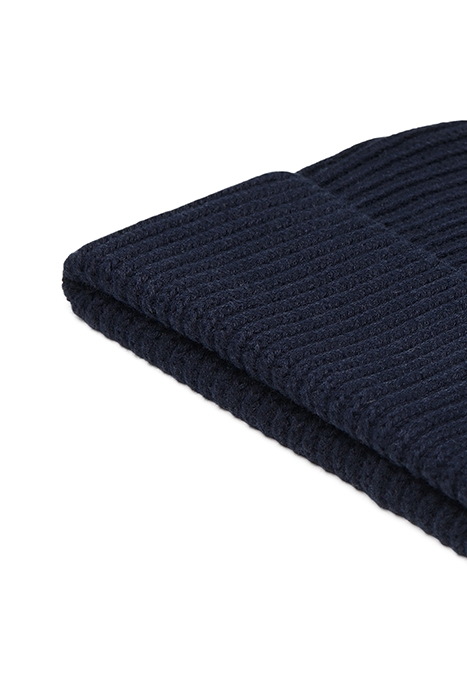 BEANIE ORGANIC COTTON-STRETCH NAVY 3