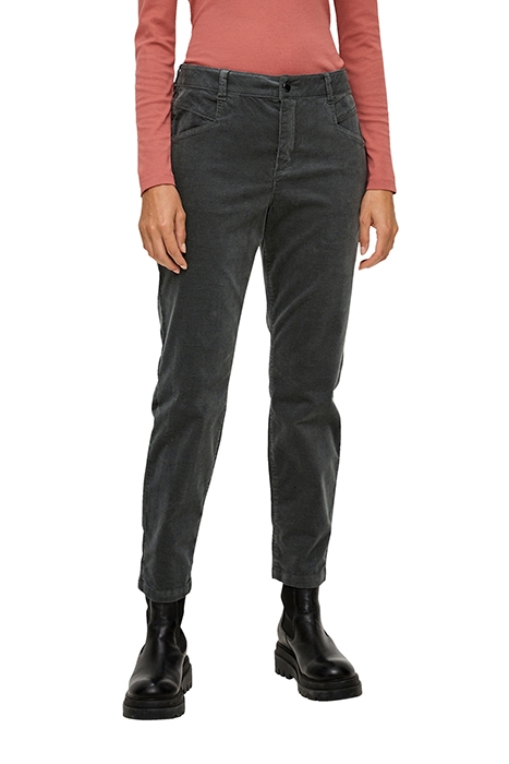 S.OLIVER PANTS DARK GREEN 1