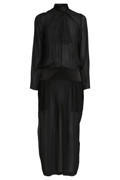 LIGHT FLOWY DRESS BLACK 3