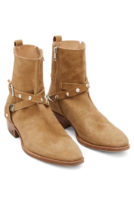LUDLOW DOUBLE BELT ZIP BOOT TAN 1