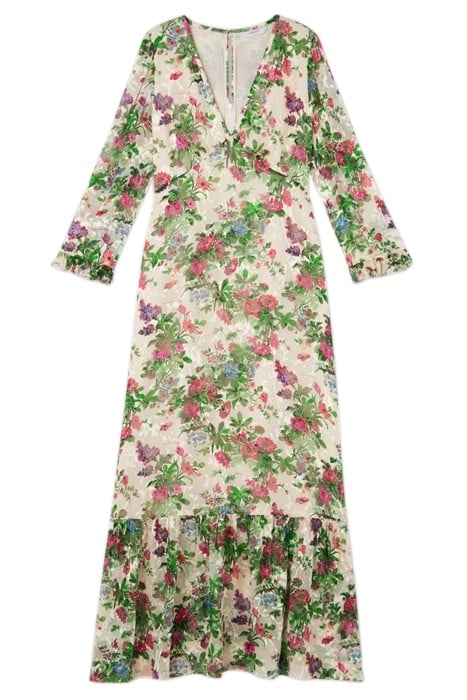 DEBORAH DEVORE MAXI DRESS CREAM 3