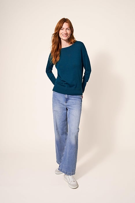 OLIVE JUMPER DARK TEAL 1