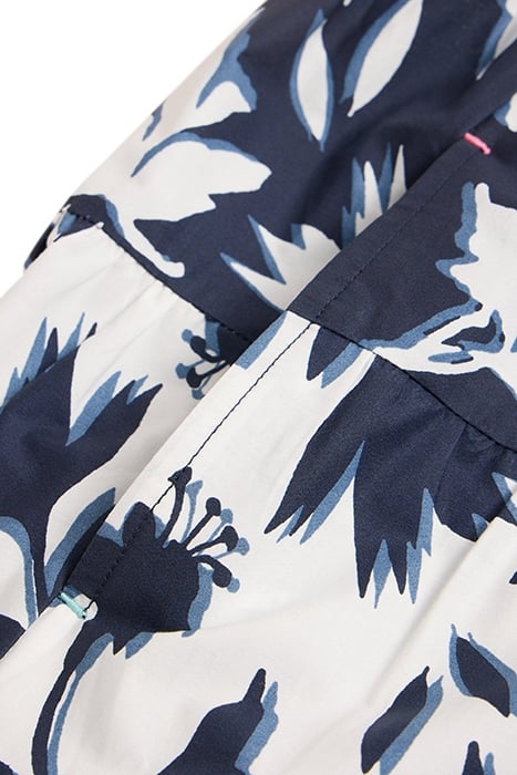 MAYRA MIXED PRINTED MIDI SKIRT NAVY PRINTED 4