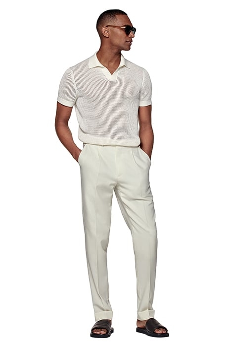 OFF-WHITE SLIM LEG TAPERED TROUSERS OFF-WHITE 5