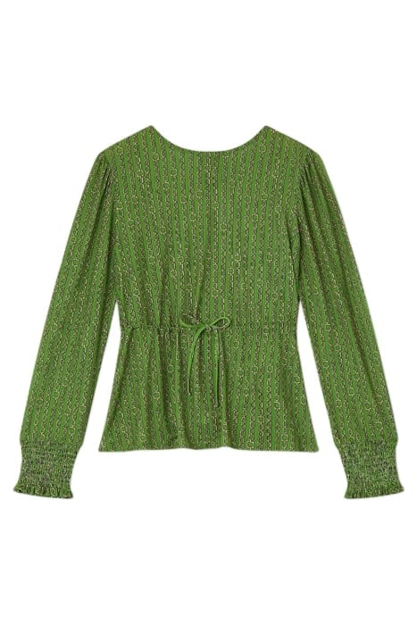 ELLIE JERSEY BLOUS GREEN 4