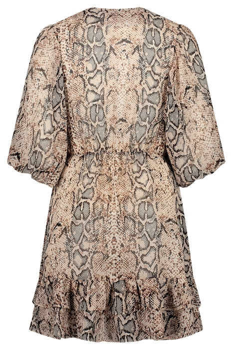 FOSTER DRESS BLACK/TAUPE/GREY 2