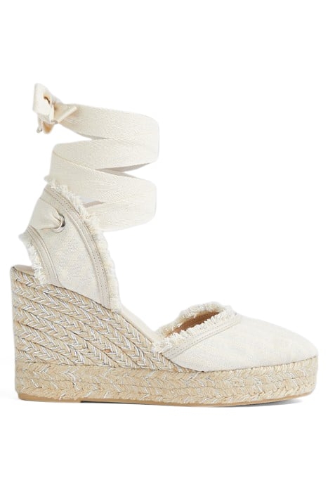 SOFIA FRAYED ESPADRILLES ECRU 1