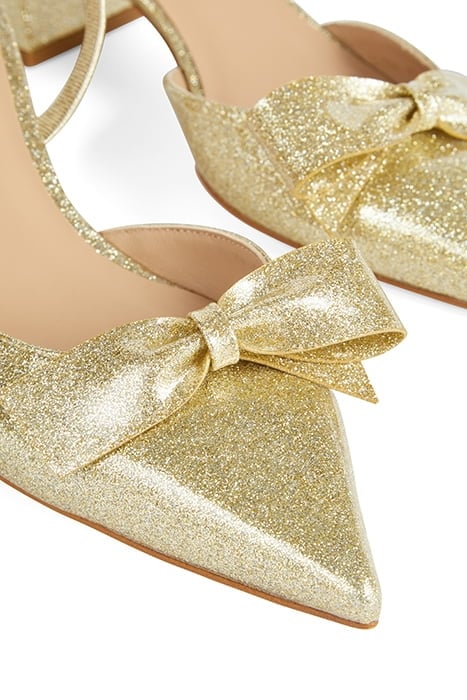 CADENCE BOW MULE GOLD 6