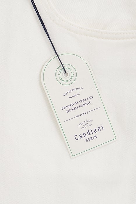 AUSTIN SELVEDGE DENIM COTTON OFF WHITE 3