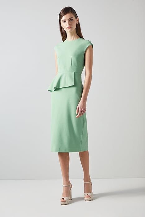 MIA FITTED MIDI DRESS GREEN 1