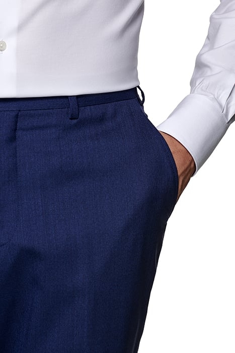 MID BLUE THREE-PIECE TAILORED FIT LAZIO SUIT 8