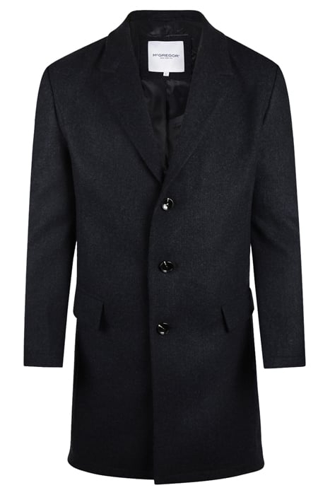 WOOL HERRINGBONE OVER COAT NAVY 3