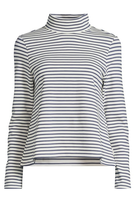 NAVY BLUE STRIPED KNIT TOP 3
