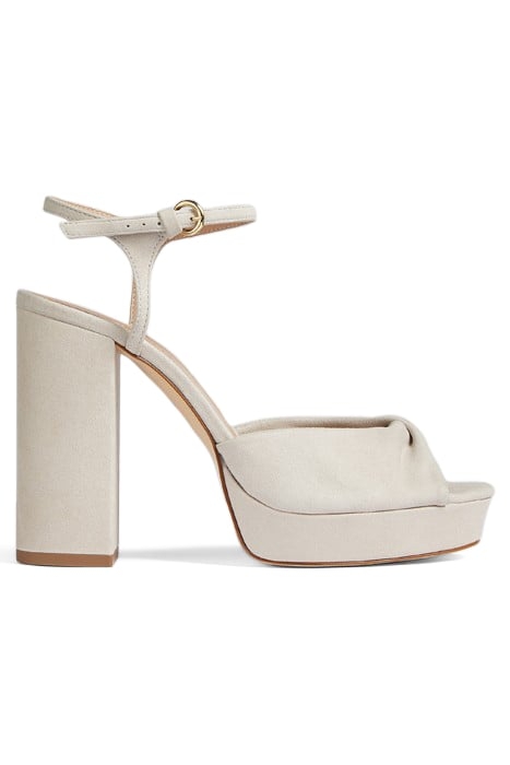 ROSA TWISTED SANDAL PEARLISED GREY 1