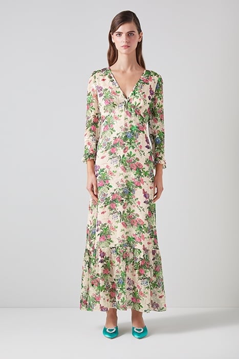 DEBORAH DEVORE MAXI DRESS CREAM 1