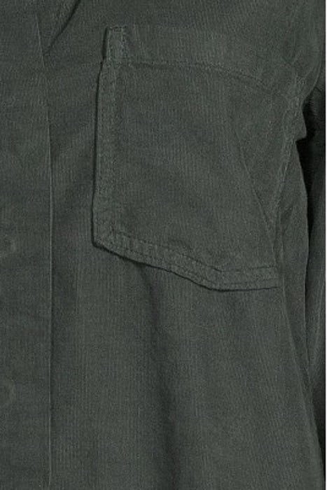 SPLIT BACK BUTTON DOWN GREEN GABLE 5