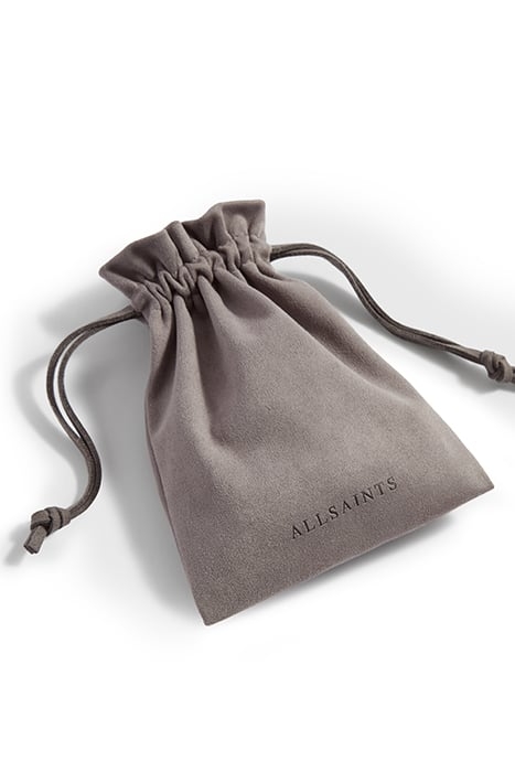 CROSS CURB NECKLACE WARM SILVER 5