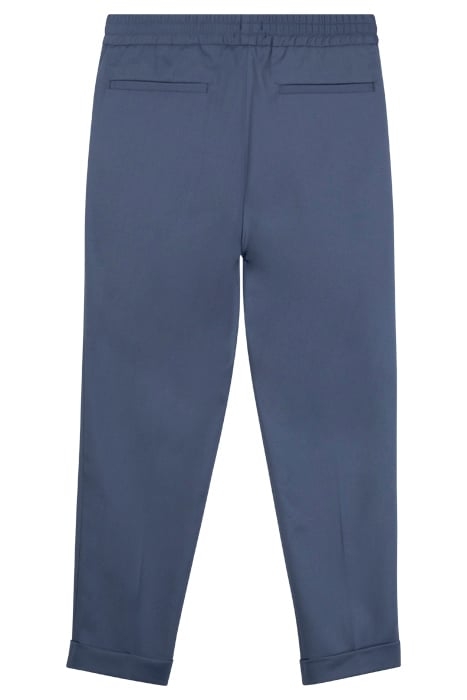 M. TERRY CROPPED TROUSER BLUE GREY 5