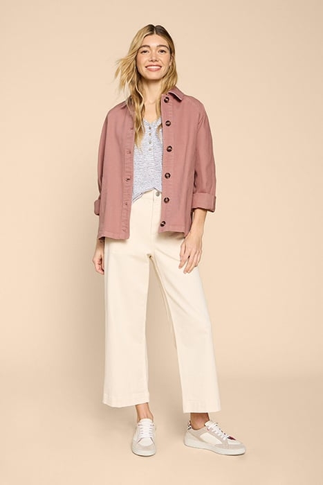 EDEN DENIM JACKET MID PINK 1