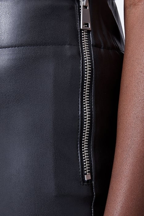 FAUX SIDE ZIP SKINNY TROUSER BLACK 4