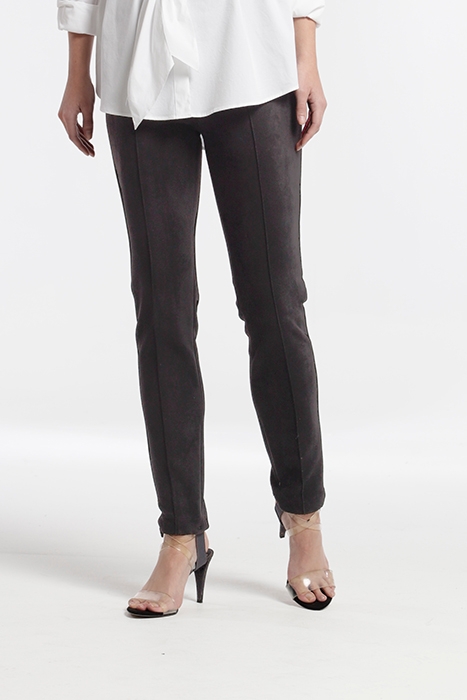 STRETCH SUEDE EFFECT LEGGING WITH MARKET FRONT SEANS BLACK 4