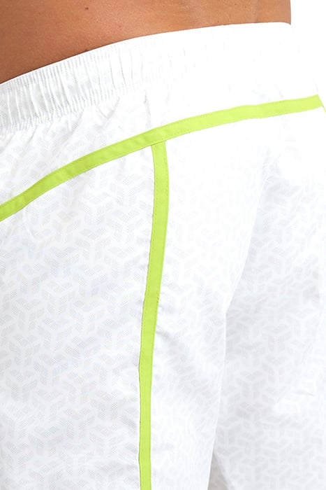 MEN'S ARENA PRO_FILE BEACH BERMUDA PRINT WHITE-SOFT GREEN 6