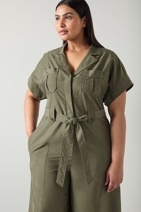 ISLA UTILITY JUMPSUIT KHAKI 4