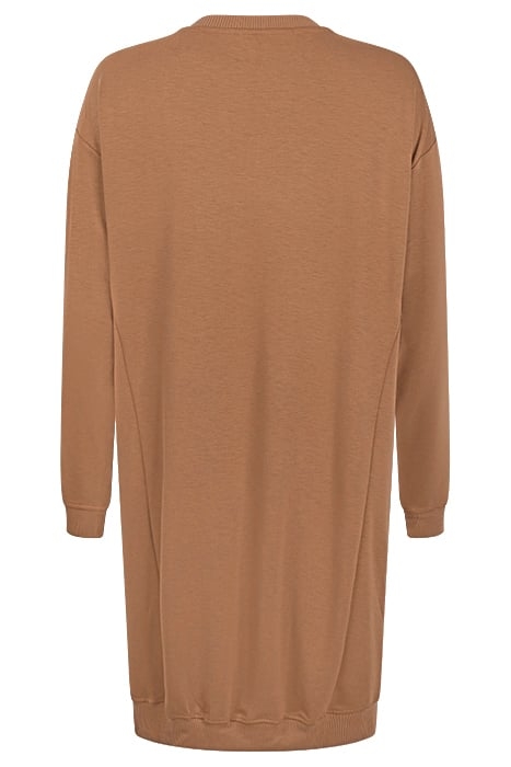 SWEAT DRESS LOU NUTHATCH BROWN 2