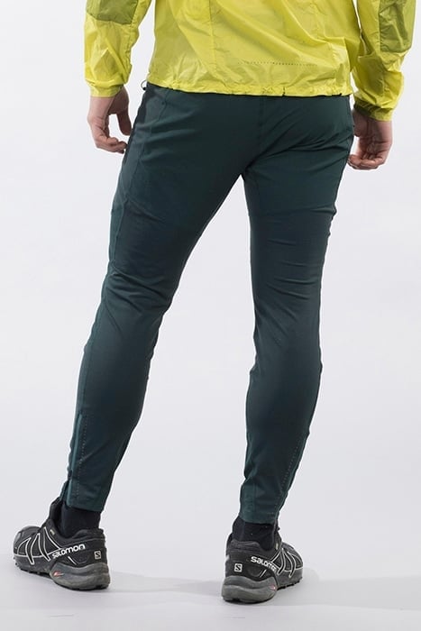 FLØYEN OUTDOOR TIGHTS MEN SOLID CHARCOAL/GREEN OASIS 2