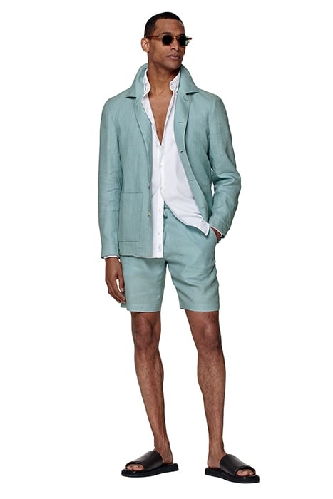 MINT BLUE RELAXED FIT SHIRT-JACKET MINT BLUE 3