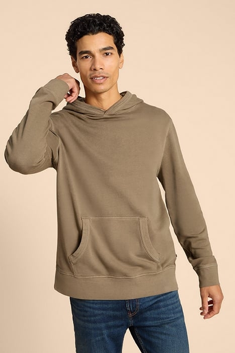OVERHEAD HOODIE KHAKI GREEN 1