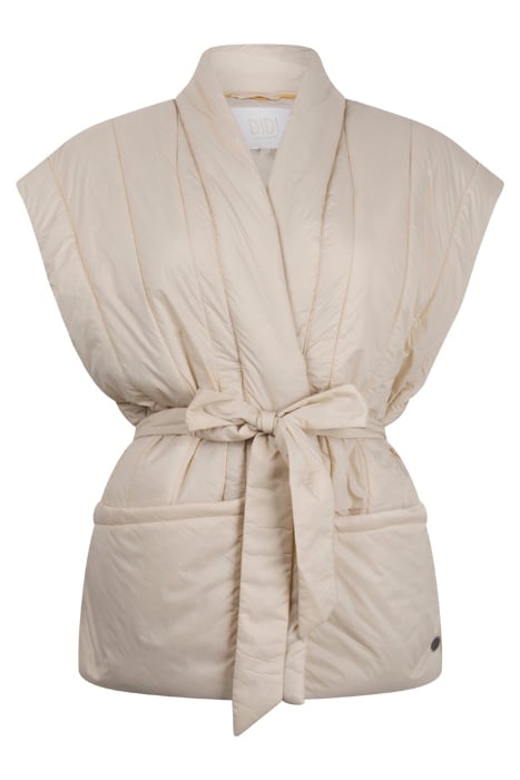 SLEEVELESS KIMONO ROMY OYSTER WHITE 2
